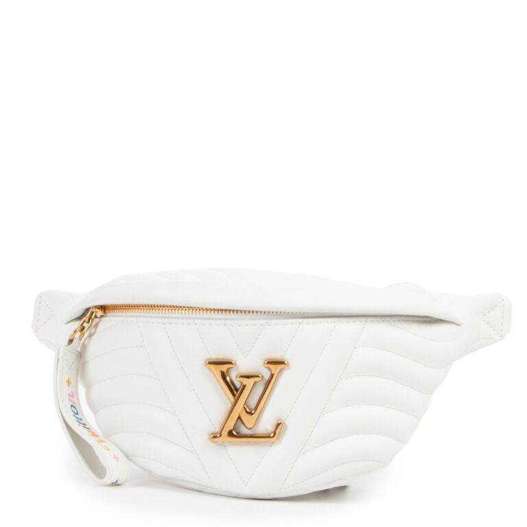 louis vuitton white belt