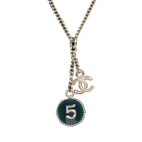 Chanel Spring 2013 CC Blue No. 5 Pendant Necklace ○ Labellov ○ Buy and Sell  Authentic Luxury