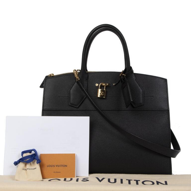 Louis Vuitton City Steamer Size GM Noir M53031 Leather