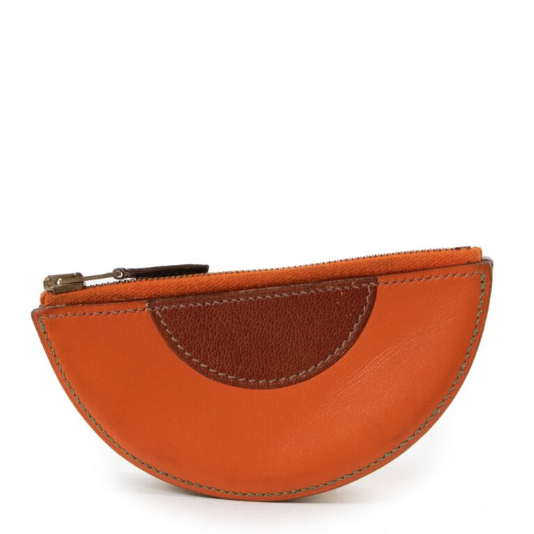 Hermes hotsell orange purse