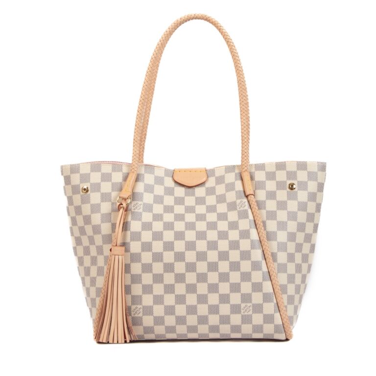 Louis Vuitton Propiano Damier Azur Bag Labellov Buy and Sell