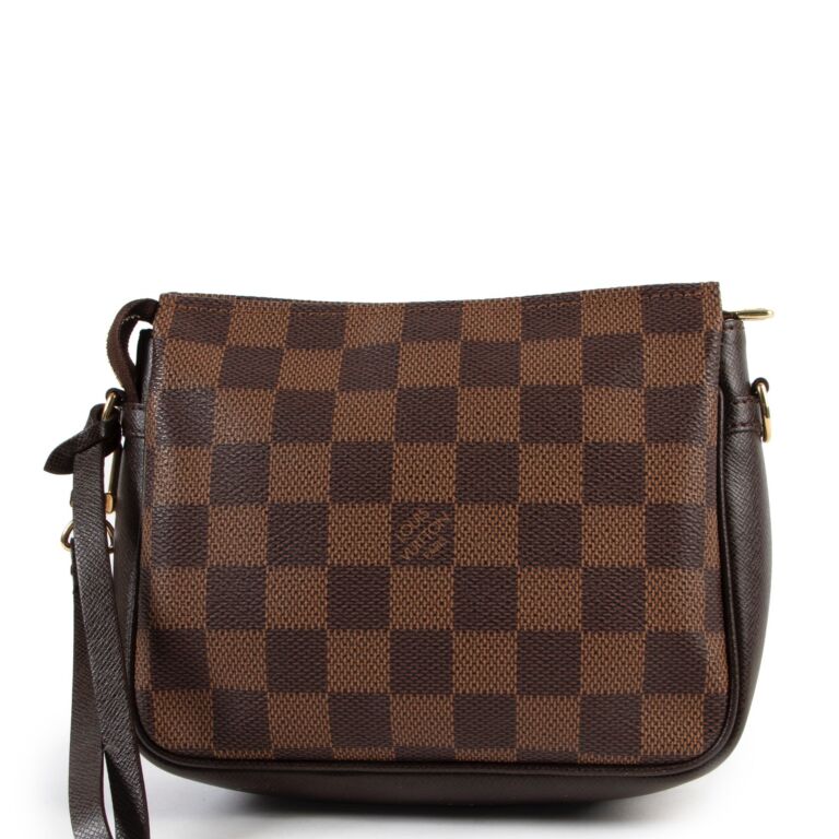 Louis Vuitton Damier Ebene Canvas Trousse Pochette Louis Vuitton