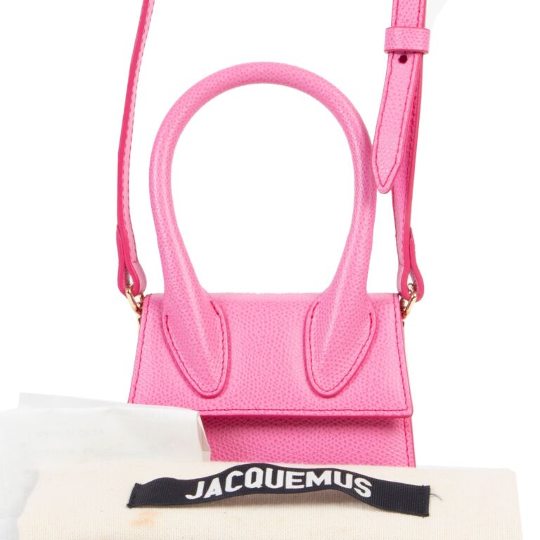 Jacquemus Le Chiquito Leather Mini Bag in Pink
