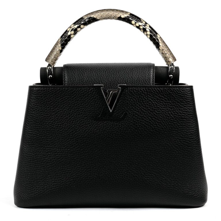 Louis vuitton capucines python 2025