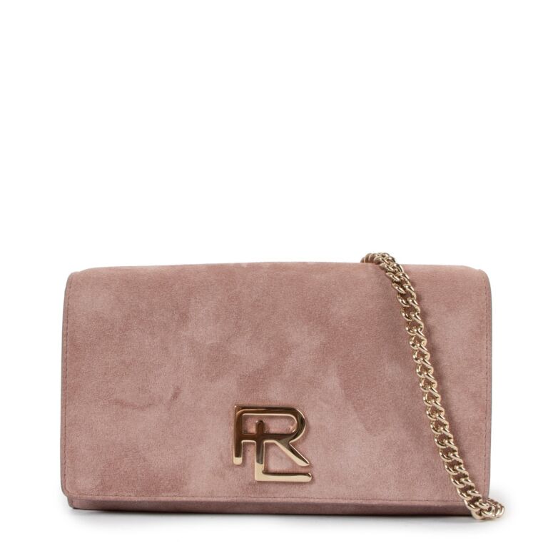 Pink ralph lauren purse clearance