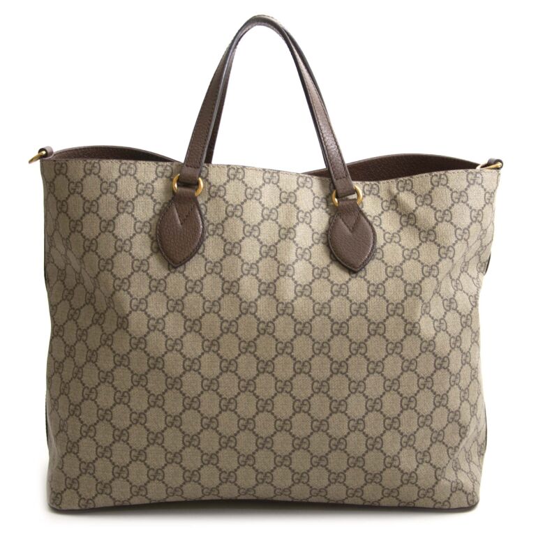 Gucci courrier soft gg supreme tote sale
