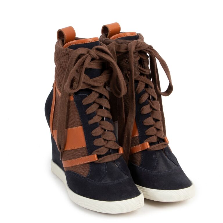 Chloe wedge sneakers hotsell