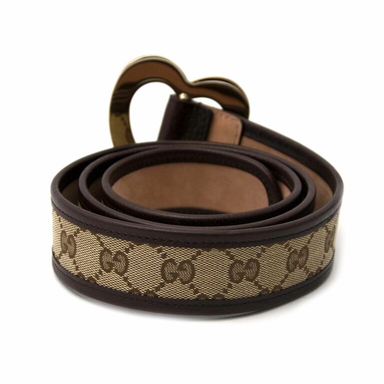 GUCCI Belts T.cm 95 Leather Brown ref.859477 - Joli Closet