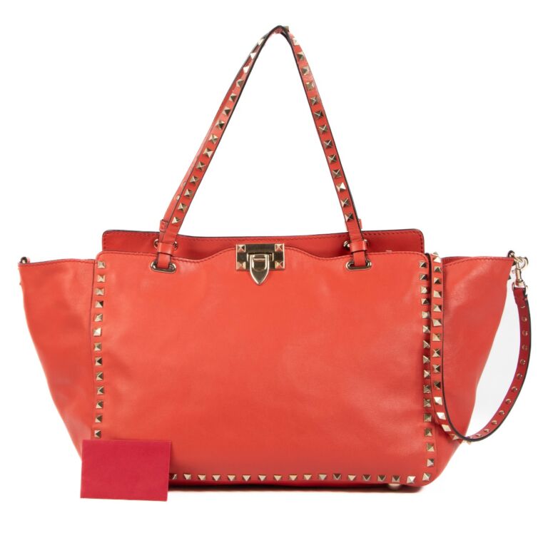 Valentino rockstud medium tote bag sale