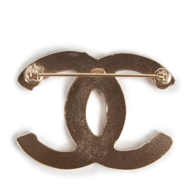 Chanel Spring 2010 CC Art Nouveau Enamel Brooch ○ Labellov ○ Buy and Sell  Authentic Luxury