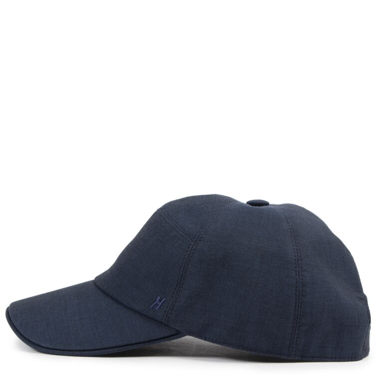 Hermès Blue Cotton Cap ○ Labellov ○ Buy and Sell Authentic Luxury