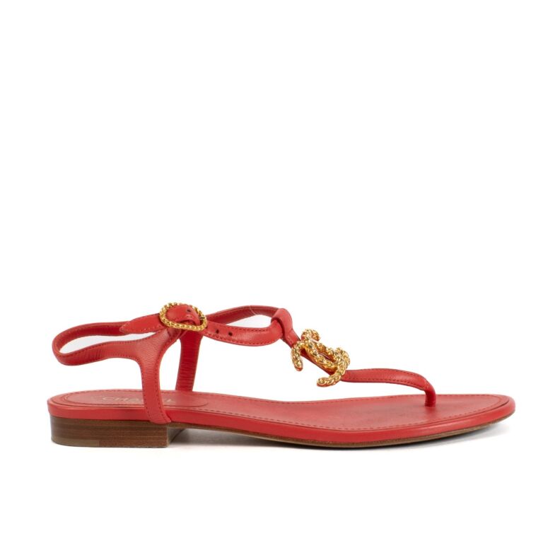 Chanel sandals shop online new arrivals