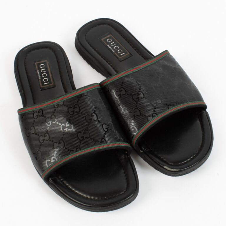 GUCCI GG柄 ブラックミュール サイズ38 44926821-1_2.jpg