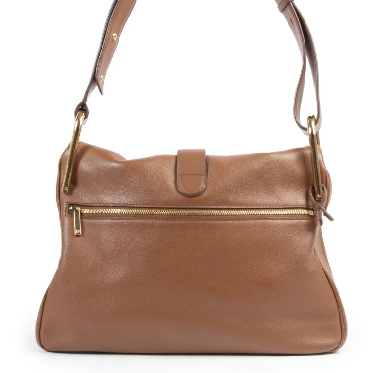 Delvaux Chestnut Brown Givry Shoulder Bag ○ Labellov ○ Buy and