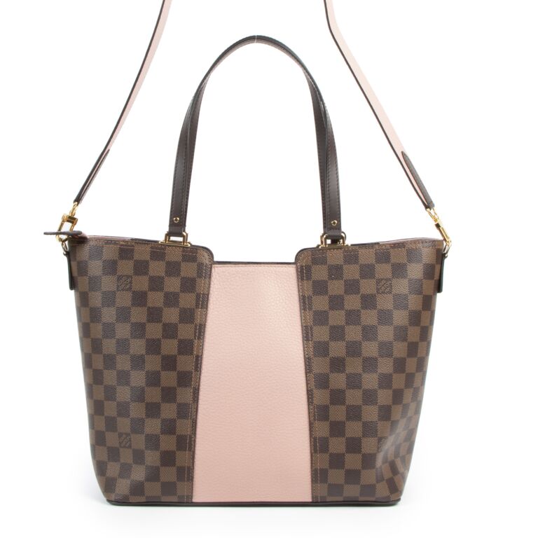 LOUIS VUITTON Jersey Damier Ebene Shoulder Bag Magnolia