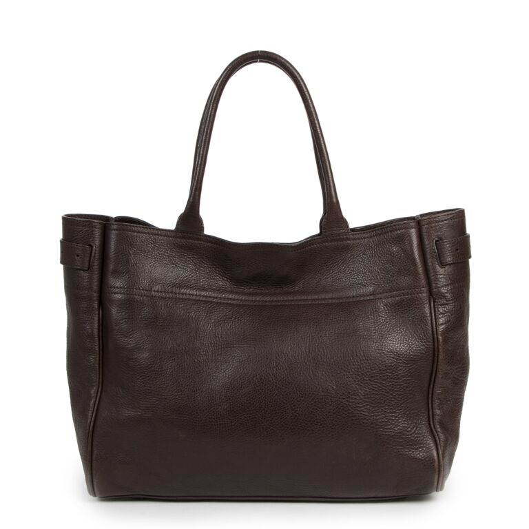 Mulberry Dark Brown Bayswater Tote Bag ○ Labellov ○ Buy