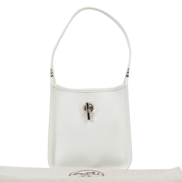 Hermès White Vespa TPM Bag ○ Labellov ○ Buy and Sell Authentic Luxury