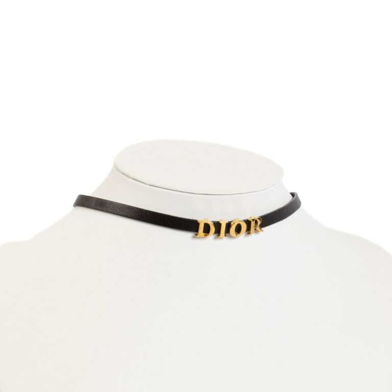 Dior black choker online