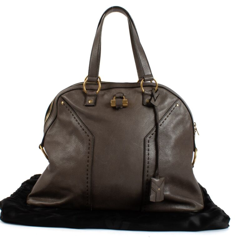 YVES SAINT LAURENT MUSE ミューズ Saint Laurent Grey Muse Shoulder Bag ○ Labellov ○ Buy and