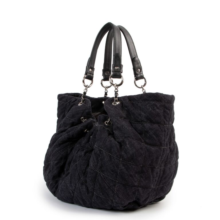 Chanel Coco Spirit XL Denim Hobo Bag ○ Labellov ○ Buy and Sell
