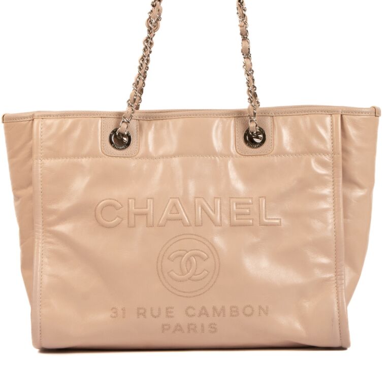 Chanel shopper handbag hot sale