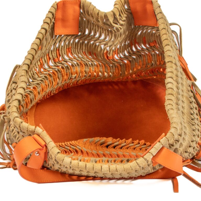 Loewe shop orange bag