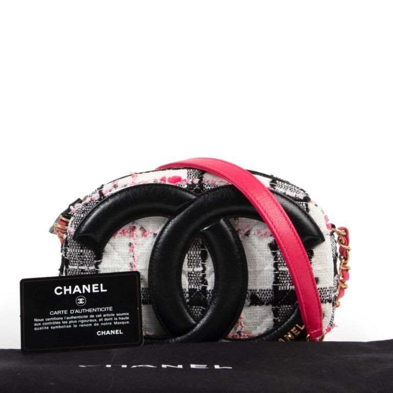 Chanel Tweed Lambskin Quilted Coco Timeless Camera Bag Labellov