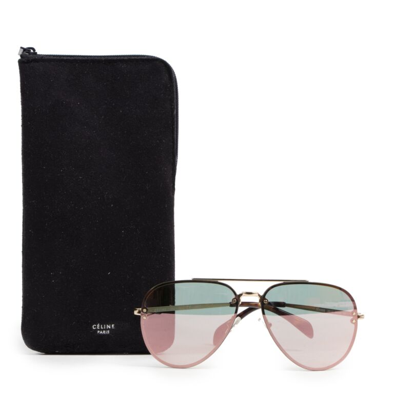 Celine mirror aviator sunglasses discount