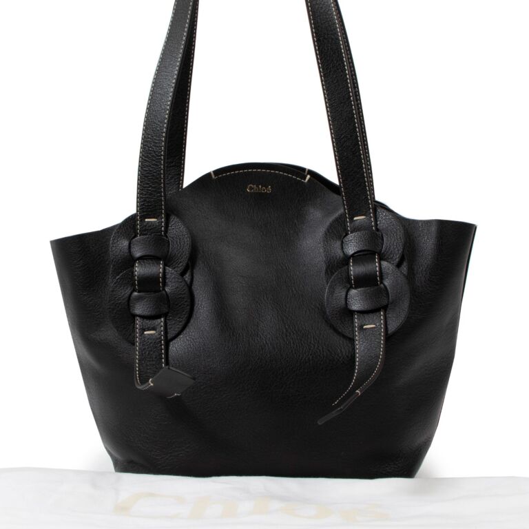 Chloe black tote outlet