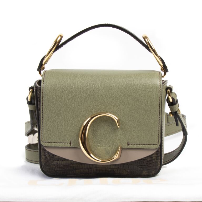 Chloe c hot sale bag green