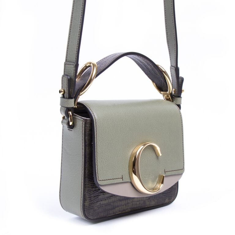 Chloe c hot sale bag green