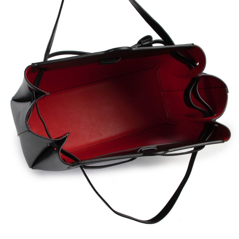 Loewe Black Boxcalf Lazo Tote ○ Labellov ○ Buy and Sell