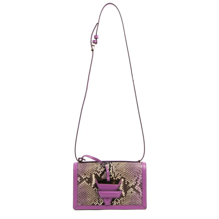 Loewe Python Fuchsia Barcelona Bag ○ Labellov ○ Buy and Sell