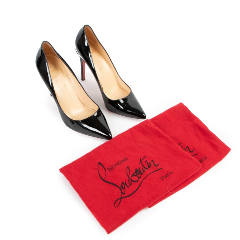 Christian Louboutin So Kate Patent Red Sole Pump Black Size 7 US / 37
