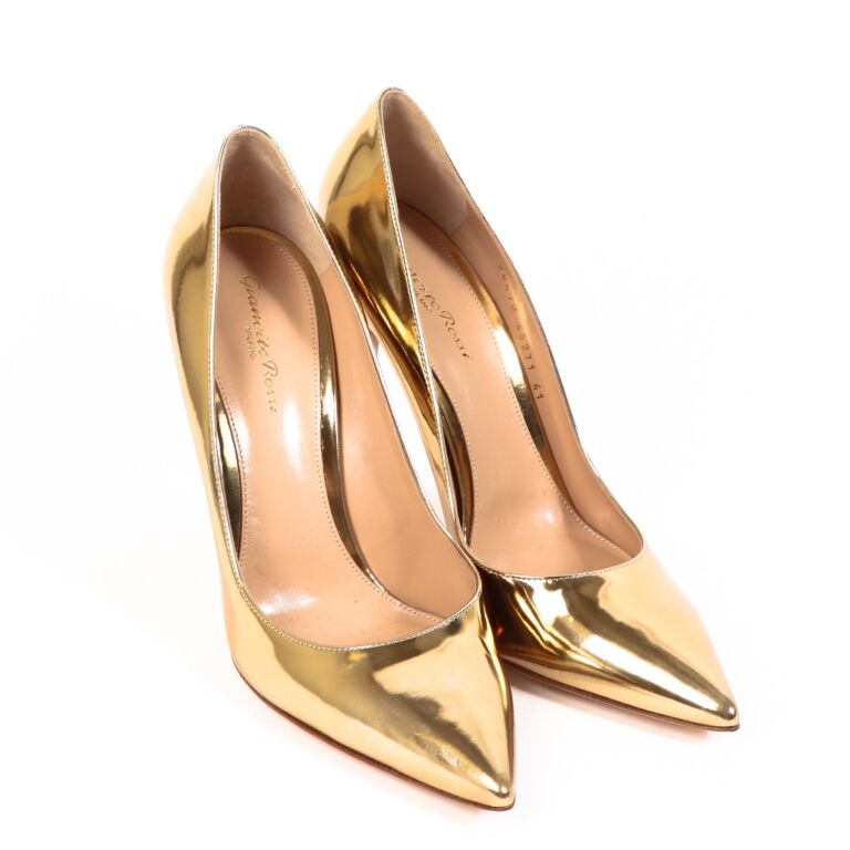 パンプス Gianvito Rossi GIANVITO 105 Gianvito 105 patent leather pumps in red - Gianvito Rossi