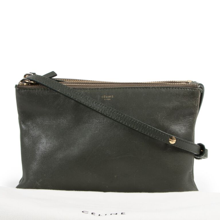 Celine trio shop green