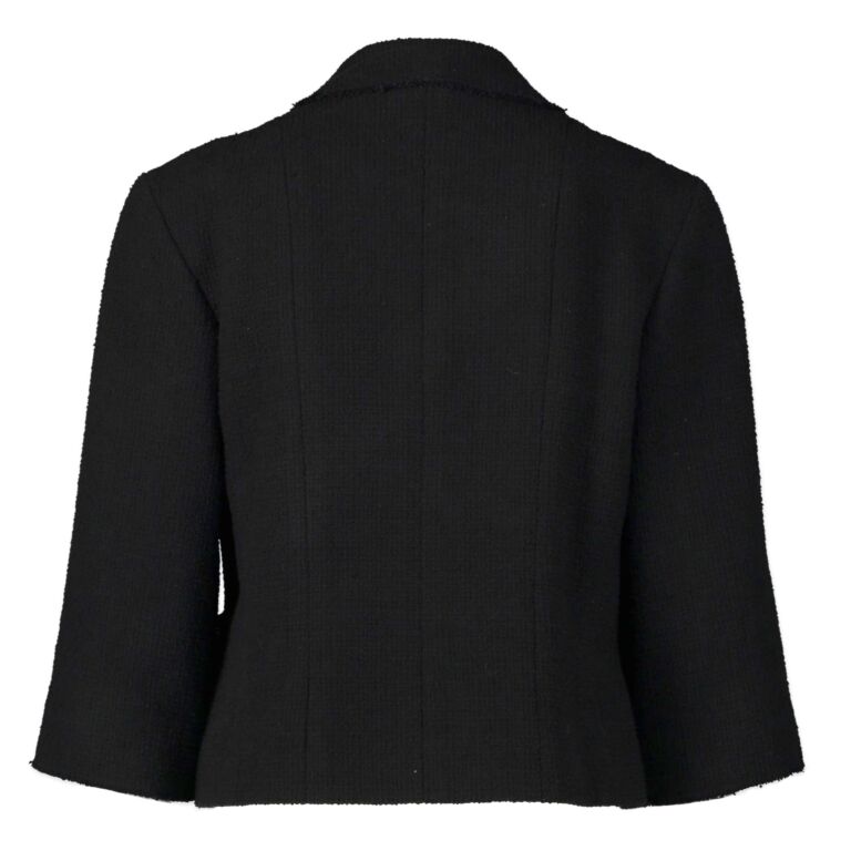Chanel Black Tweed Jacket - size FR40 ○ Labellov ○ Buy and