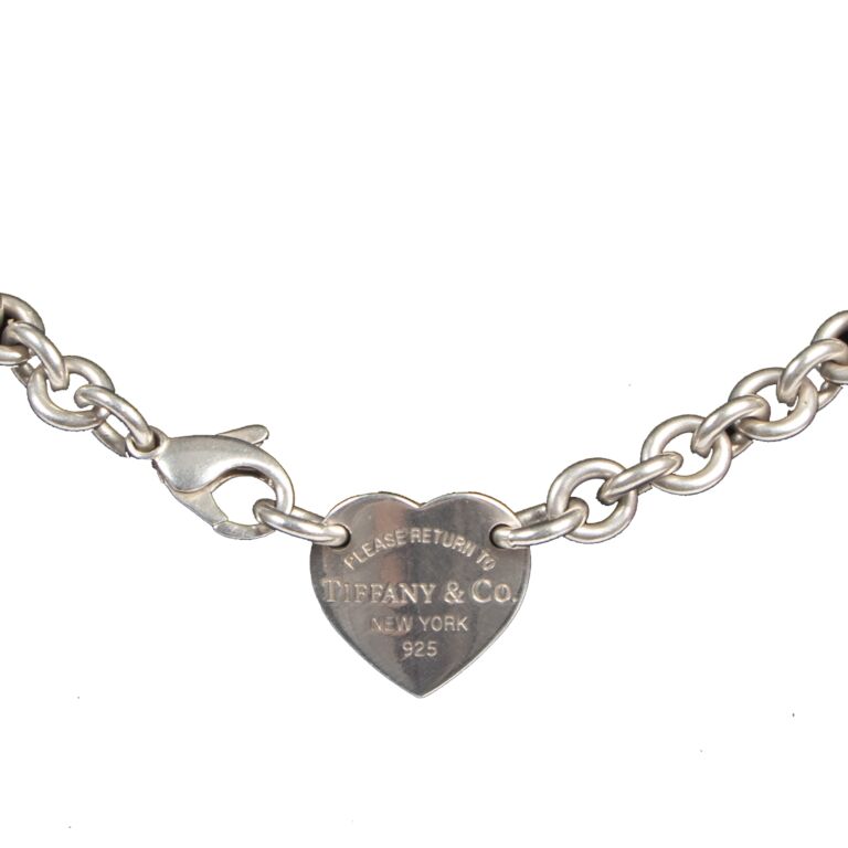 806 tiffany co silver necklace 1