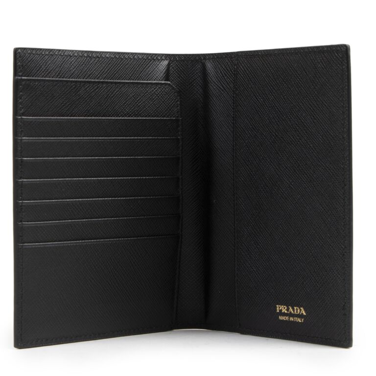 Prada wallet online hot sale