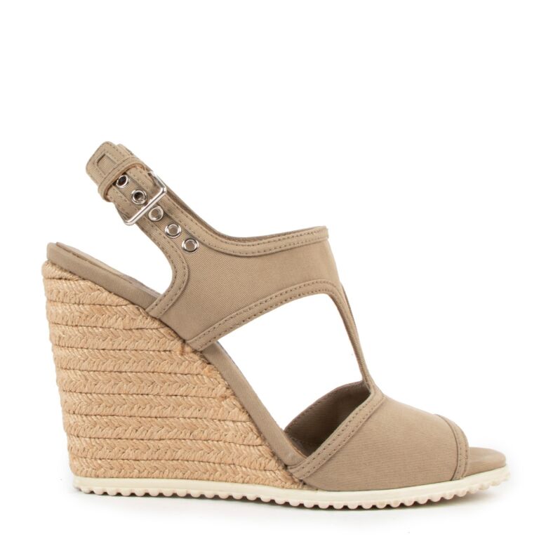Prada canvas sandals cheap