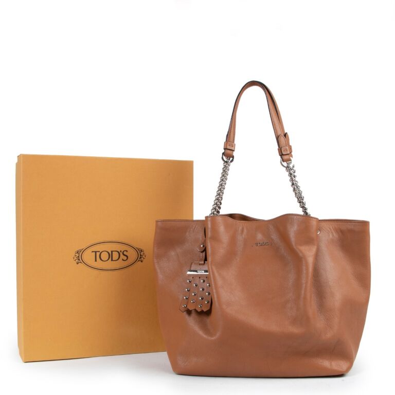 【関税&送料込】Tod'S Brown Suede Di Bag Shoulder Bag TOD'S Di Bag leather-trimmed suede shoulder bag | NET-A-PORTER