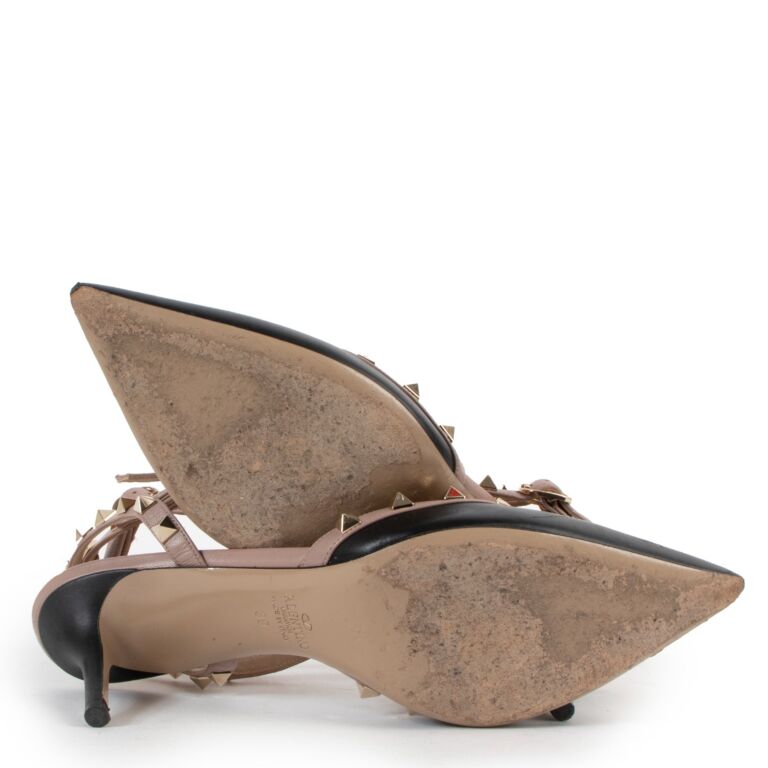 VALENTINO GARAVANI ブラック ハイヒール Valentino Garavani 155mm Tan-Go Platform Pumps | Black