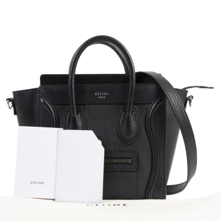 C line Black Nano Luggage Tote Labellov Buy and Sell