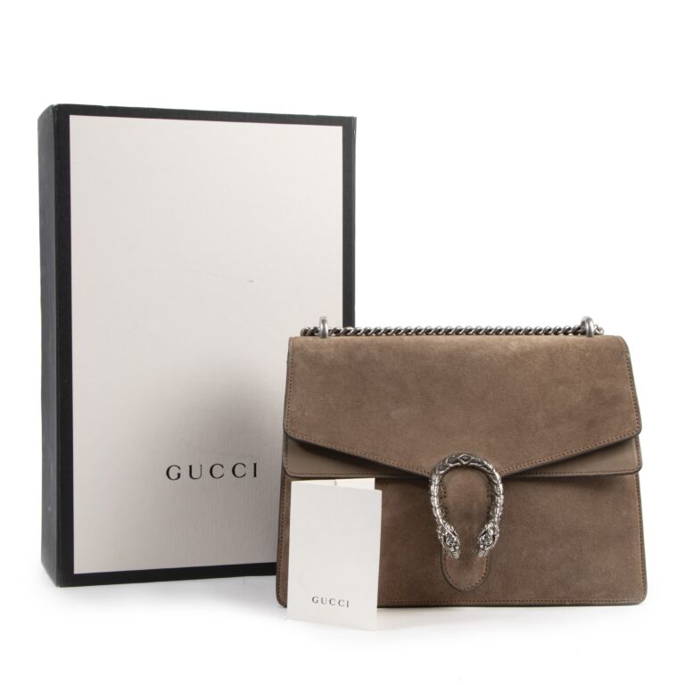 Gucci Suede Beige Dionysus Labellov Buy and Sell Authentic Luxury