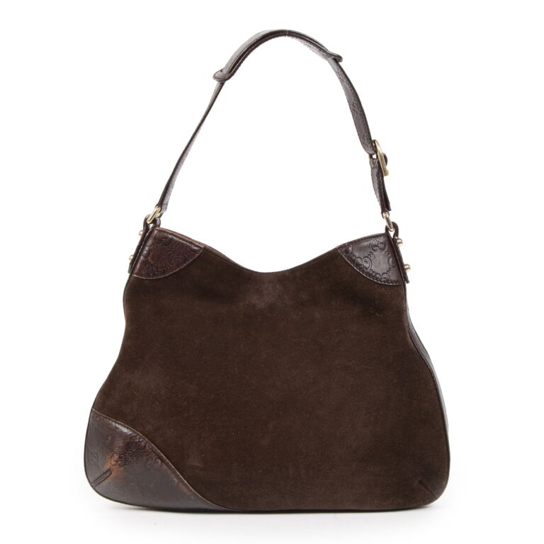 Gucci Brown Hassler Hobo Bag Labellov Buy and Sell Authentic