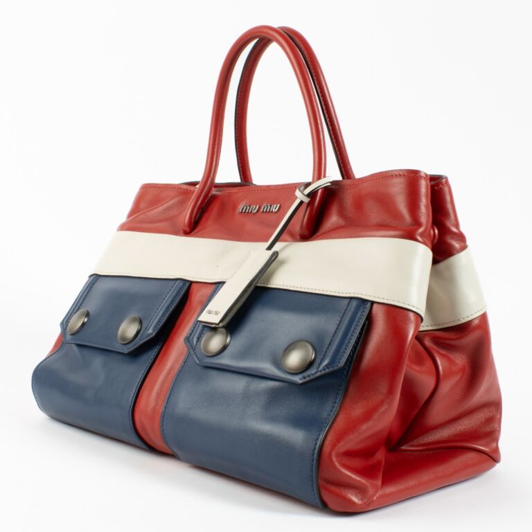 【Miu Miu 】Logo-Lettering Tote Bag ファーバッグ MIU MIU - TOTE BAG – Brand Name Fever