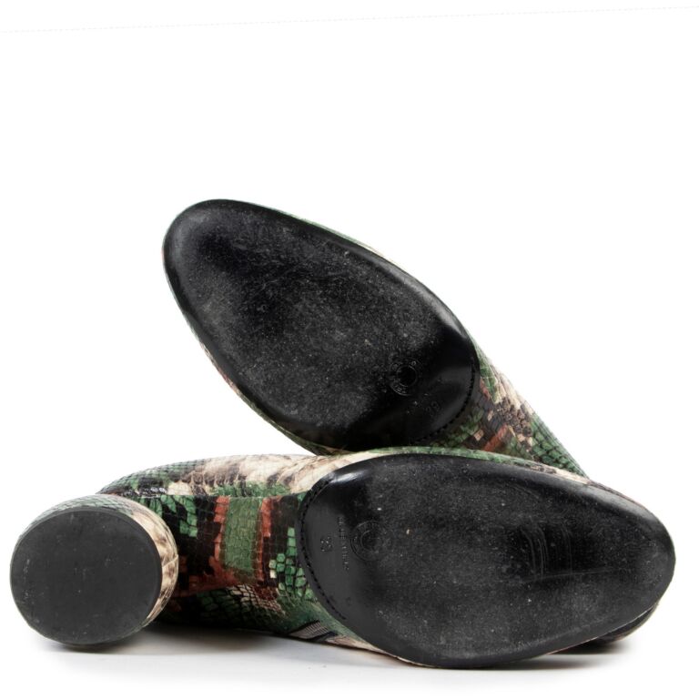 Dries van noten python boots on sale