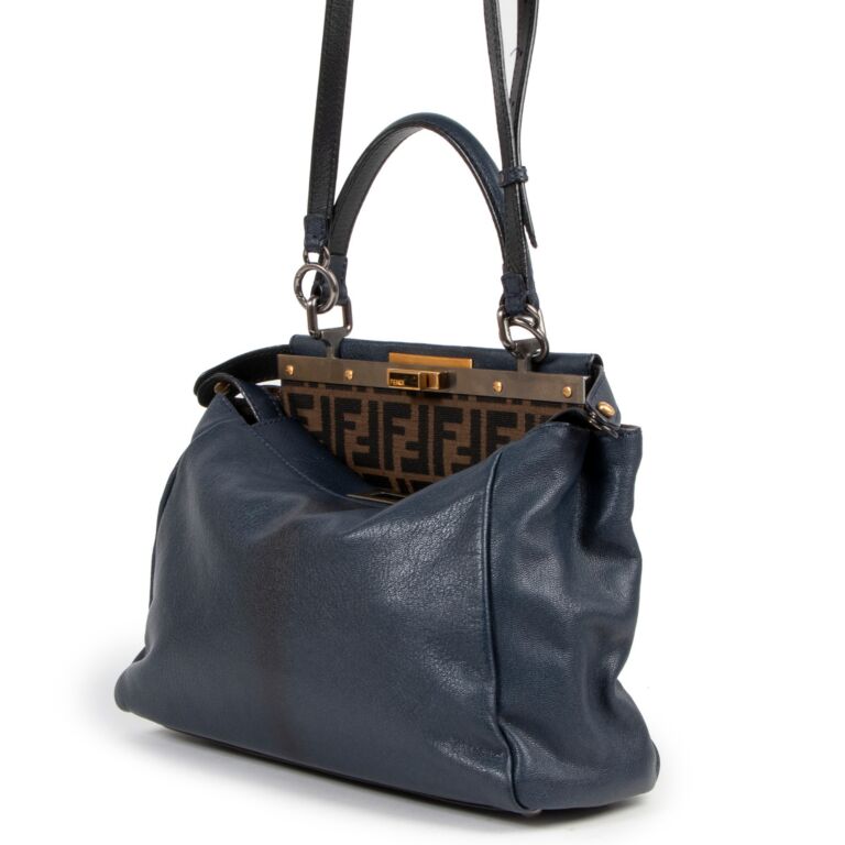 Fendi peekaboo blue on sale