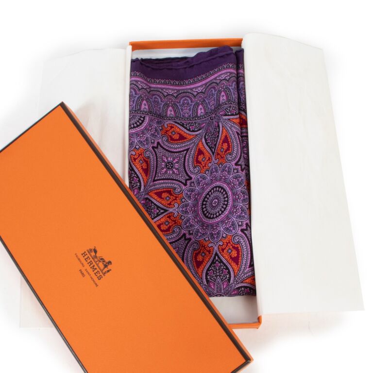 Hermes paisley scarf hotsell