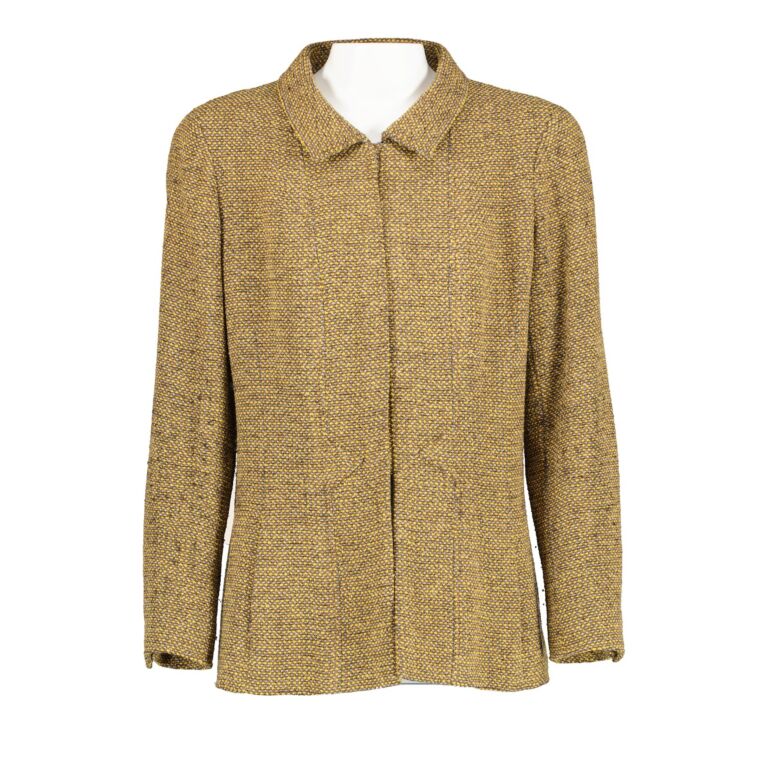 cropped wool jacket chanel